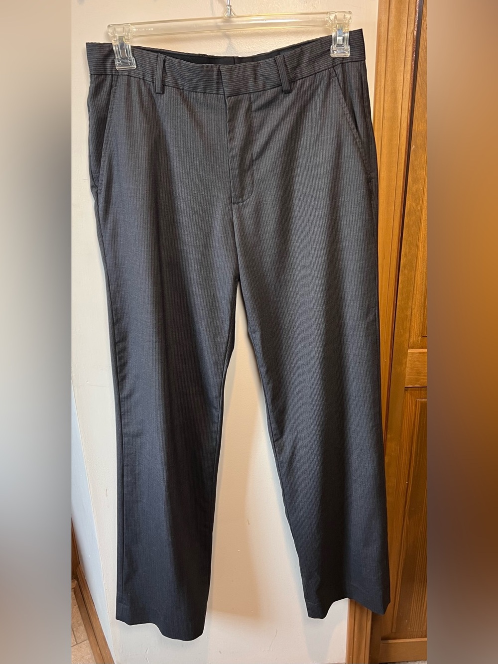 Banana Republic Men's Classic Straight Dress Pants - Dark Gray